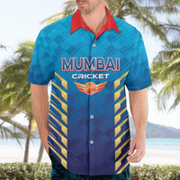 Custom Mumbai 2025 Cricket Indians Hawaiian Shirt Aali Re Play Like Mumbai