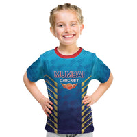 Custom Mumbai 2025 Cricket Indians Kid T Shirt Aali Re Play Like Mumbai