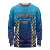 Custom Mumbai 2025 Cricket Indians Long Sleeve Shirt Aali Re Play Like Mumbai