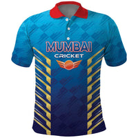 Custom Mumbai 2025 Cricket Indians Polo Shirt Aali Re Play Like Mumbai