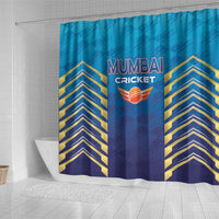 Mumbai 2025 Cricket Indians Shower Curtain Aali Re Play Like Mumbai