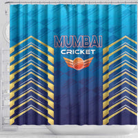 Mumbai 2025 Cricket Indians Shower Curtain Aali Re Play Like Mumbai