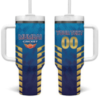Custom Mumbai 2025 Cricket Indians Tumbler With Handle Aali Re Play Like Mumbai