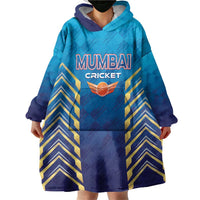 Custom Mumbai 2025 Cricket Indians Wearable Blanket Hoodie Aali Re Play Like Mumbai
