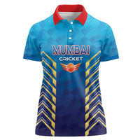 Custom Mumbai 2025 Cricket Indians Women Polo Shirt Aali Re Play Like Mumbai