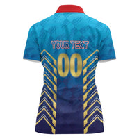 Custom Mumbai 2025 Cricket Indians Women Polo Shirt Aali Re Play Like Mumbai