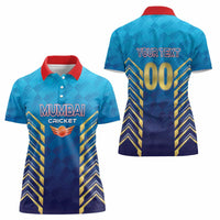 Custom Mumbai 2025 Cricket Indians Women Polo Shirt Aali Re Play Like Mumbai