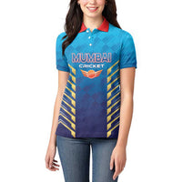 Custom Mumbai 2025 Cricket Indians Women Polo Shirt Aali Re Play Like Mumbai