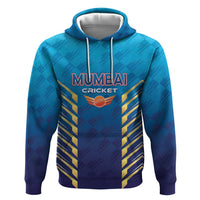 Custom Mumbai 2025 Cricket Indians Zip Hoodie Aali Re Play Like Mumbai