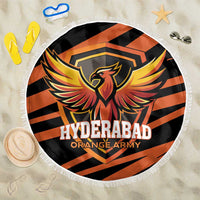 Hyderabad 2025 Cricket Sunrisers Beach Blanket Orange Army Play With Fire