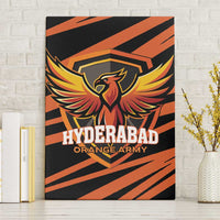 Hyderabad 2025 Cricket Sunrisers Canvas Wall Art Orange Army Play With Fire