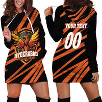 Custom Hyderabad 2025 Cricket Sunrisers Hoodie Dress Orange Army Play With Fire