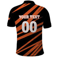 Custom Hyderabad 2025 Cricket Sunrisers Polo Shirt Orange Army Play With Fire