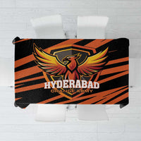 Hyderabad 2025 Cricket Sunrisers Tablecloth Orange Army Play With Fire