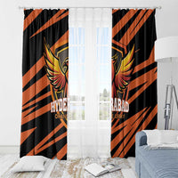 Hyderabad 2025 Cricket Sunrisers Window Curtain Orange Army Play With Fire