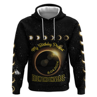 Personalized Total Solar Eclipse 2024 Hoodie My Birthday Present From The Universe - Wonder Print Shop