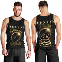 Personalized Total Solar Eclipse 2024 Men Tank Top My Birthday Present From The Universe - Wonder Print Shop