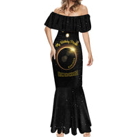 Personalized Total Solar Eclipse 2024 Mermaid Dress My Birthday Present From The Universe - Wonder Print Shop