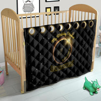 Total Solar Eclipse 2024 Quilt My Birthday Present From The Universe - Wonder Print Shop