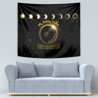 Total Solar Eclipse 2024 Tapestry My Birthday Present From The Universe - Wonder Print Shop