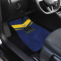 Barbados Rugby Car Mats Team Barbados Trident Go Champions