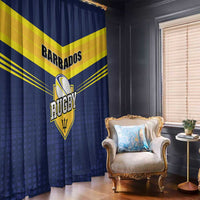 Barbados Rugby Window Curtain Team Barbados Trident Go Champions