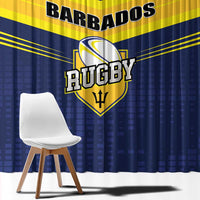Barbados Rugby Window Curtain Team Barbados Trident Go Champions