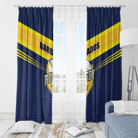Barbados Rugby Window Curtain Team Barbados Trident Go Champions
