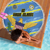 US Virgin Islands Soccer Beach Blanket Team Dashing Eagles Come On