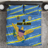 US Virgin Islands Soccer Bedding Set Team Dashing Eagles Come On