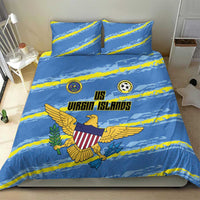 US Virgin Islands Soccer Bedding Set Team Dashing Eagles Come On