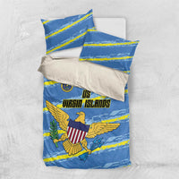 US Virgin Islands Soccer Bedding Set Team Dashing Eagles Come On