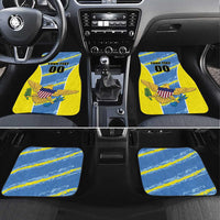 US Virgin Islands Soccer Car Mats Team Dashing Eagles Come On