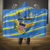US Virgin Islands Soccer Hooded Blanket Team Dashing Eagles Come On
