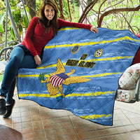 US Virgin Islands Soccer Quilt Team Dashing Eagles Come On