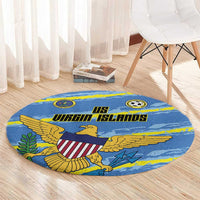 US Virgin Islands Soccer Round Carpet Team Dashing Eagles Come On