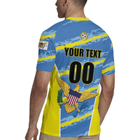 Custom US Virgin Islands Soccer Rugby Jersey Team Dashing Eagles Come On