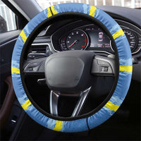 US Virgin Islands Soccer Steering Wheel Cover Team Dashing Eagles Come On