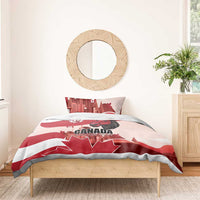 Canada Day 1867 Bedding Set Moose With Maple Leaves