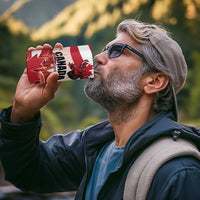 Personalised Canada Day 1867 4 in 1 Can Cooler Tumbler Moose With Maple Leaves