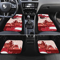 Canada Day 1867 Car Mats Moose With Maple Leaves