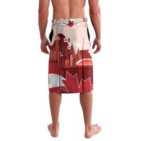 Personalised Canada Day 1867 Lavalava Moose With Maple Leaves