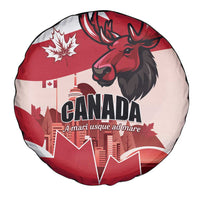 Canada Day 1867 Spare Tire Cover Moose With Maple Leaves