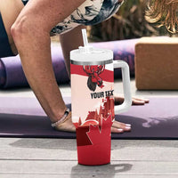 Personalised Canada Day 1867 Tumbler With Handle Moose With Maple Leaves