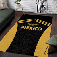 Football 2025 Mexico Area Rug Special Gold Edition