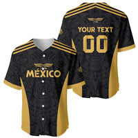 Custom Football 2025 Mexico Baseball Jersey Special Gold Edition