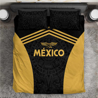 Football 2025 Mexico Bedding Set Special Gold Edition