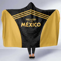 Football 2025 Mexico Hooded Blanket Special Gold Edition