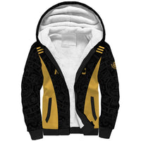 Custom Football 2025 Mexico Sherpa Hoodie Special Gold Edition