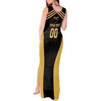 Custom Football 2025 Mexico Tank Maxi Dress Special Gold Edition